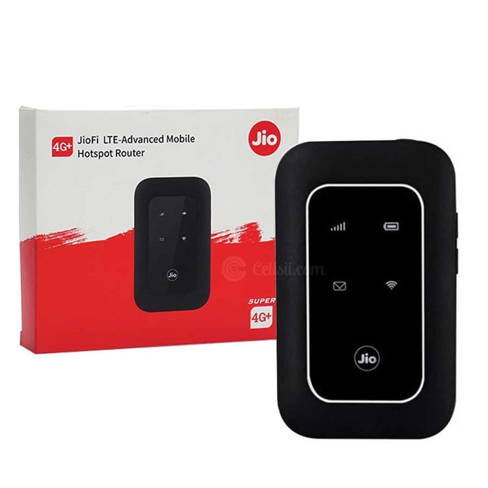 JIO 4G LTE MF680s Portable WiFi Hotspot Router – All SIM Support, 150Mbps Speed, 2100mAh Battery